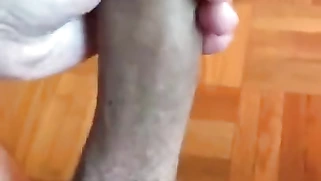 Young teenage boy masturbating