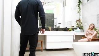 Horny blondie fucked hard by a coworker