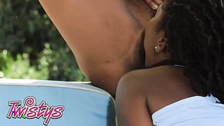 Two Hot Babes Demi Sutra & Hazel Grace Love To Have Lesbian Sex
