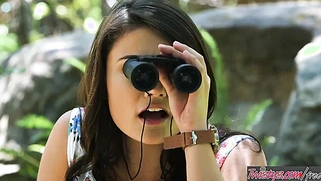 Sophisticated Teen Adria Rae Is Giving Head To The Fortunate One