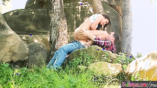 Sophisticated Teen Adria Rae Is Giving Head To The Fortunate One