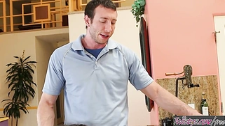 Jordan Ash Is Busy With Work But Horny And Bored Tiffany Fox Suck His Cock