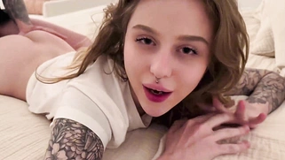 Skinny Blonde Teen Massaged By Best Friend’s Boyfriend
