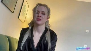 Beautiful Cheating Blonde Stepmother Fucked By Stepson