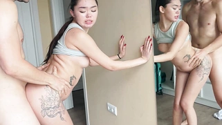 Cute Petite Stepsister Get Fucked While Getting Dressed