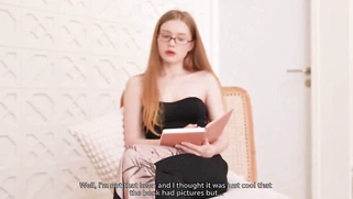 Horny Sexy Redhead Teacher Fucked Hard And Creampied