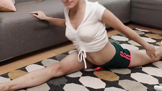 Naughty Flexible Busty Teen Tight Ass Fucked Hard