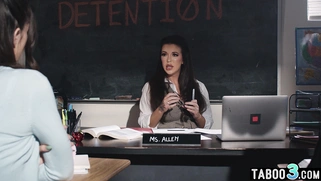 Teen has to fuck in front of her teacher