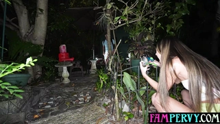 Nasty teen lures stepbro into taboo sex