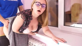 Big Natural Tits Blonde Milf Gets Fucked Hard
