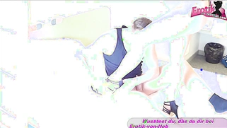 Hot blonde MILF fucks young man
