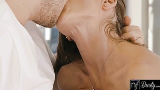 Busty Brunette Josephine Jackson Gives Sensual Blowjob and Cock Ride
