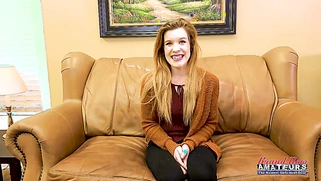 Tiny Redhead Keaton Amateur Wet Rimjob Intense Ass Pound!