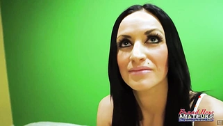 Petite Brunette MILF Carmen Anal Rimjob Deepthroat And Cum Swallow!