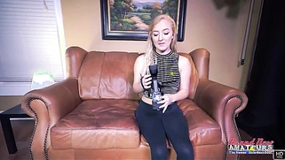 Horny Blonde Alex Fit Brunette Carmen Eat Twats 3some Cum!