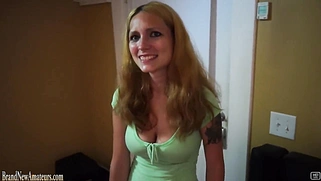Bigtit mom on casting couch gets nude