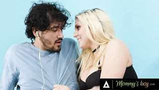 Concerned Stepmom Christie Stevens Lets Her Gamer Stepson Fuck Her For Exercise