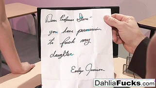After class special lesson for hot Dahlia Sky