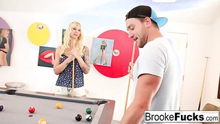 Brooke Brand uses Vans balls to play sensual pool.