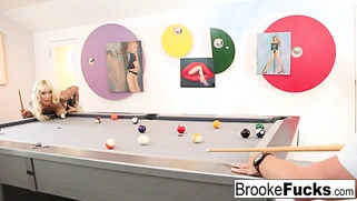Brooke Brand uses Vans balls to play sensual pool.