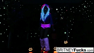 A Halloween horror shared by two attractive blondes