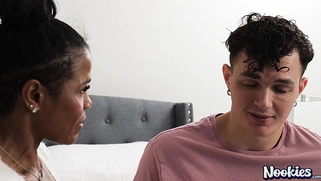 Ebony Raven Swallowz Titfuck & Reverse Cowgirl