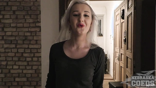 Blonde Babe Blows & Swallows