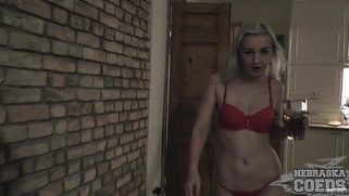 Blonde Babe Blows & Swallows