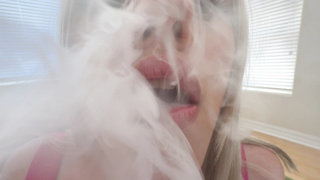 I gave Gracey Snow the ultimate quit vaping session big dick fingering standing doggy cumshot