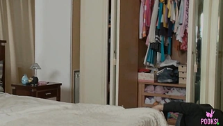 PonyTailed School Lady Luzyh T Eats His Balls & Cock Before Creampie!