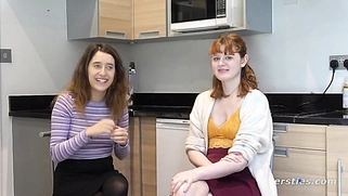 Hot Lesbian Friends Pamper Each Other