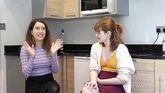 Hot Lesbian Friends Pamper Each Other