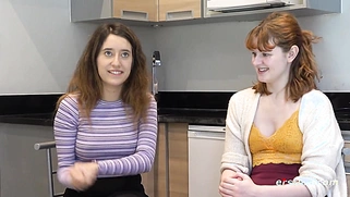 Hot Lesbian Friends Pamper Each Other