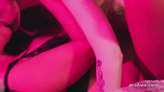 Lesbian Couple Take Turns Fingering Each Other
