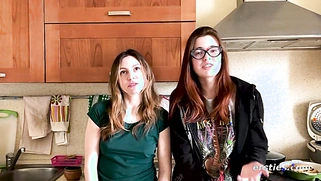 Lesbian Babe Goes Down On Her Friend
