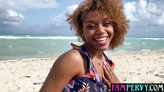 French ebony teen wants a foreign cock