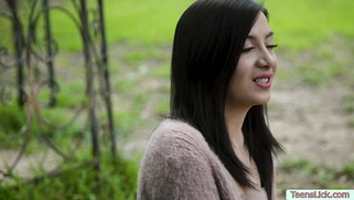 Asian and Blonde MILF Lesbian Passion