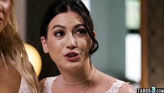 MILF brides had to sex with an officiant