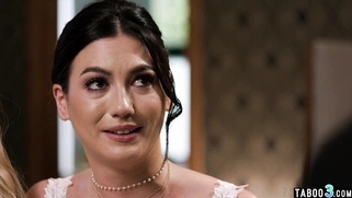 MILF brides had to sex with an officiant
