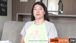 This BUSTY ASIAN LATINA let me ROUGH fuck her holes