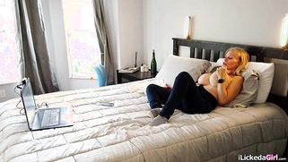 Lesbian milf spies on her nanny tru cctv