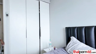 Adorable Thai teen slave Jintan fucked