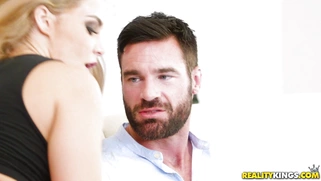 Natasha Nice seducing with her massive natural tits