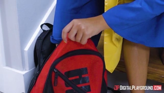 Stepdad catches Mia Martinez trying to sneak out in a slutty outfit