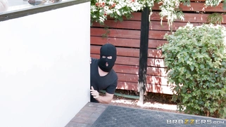 Ava Addams caught the panties' thief and invited him in the house