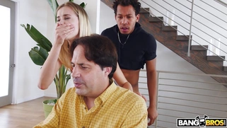 Haley Reed gets fucked and her dad is none the wiser