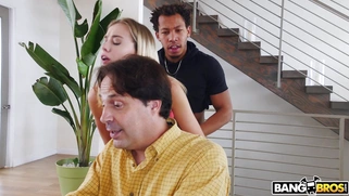 Haley Reed gets fucked and her dad is none the wiser