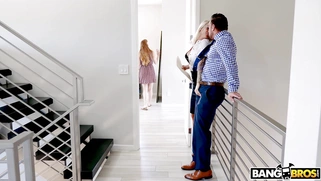 Synthia Fixx seducing Johnny Castle behind his wife's back