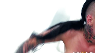 Christy Mack got man milk all over her face