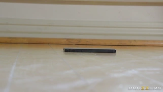 Aaliyah Love sticking her favorite dildo inside pink pussy